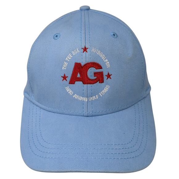 AG Avid Junior Golf Tours Slideback Hat Blue One Size Embroidered ADG - Picture 1 of 10